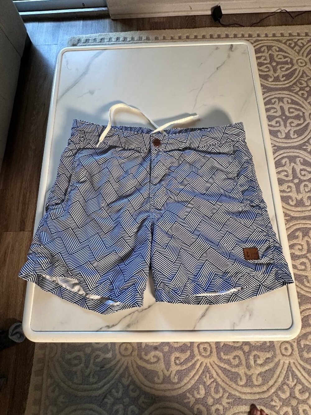 Retromarine 5 inch Patterned Swim Trunks Shorts Men 33 - Bonobos, Alo, Patagonia